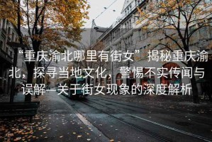 “重慶渝北哪里有街女”揭秘重慶渝北，探尋當(dāng)?shù)匚幕璨粚?shí)傳聞與誤解—關(guān)于街女現(xiàn)象的深度解析