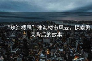 “珠海樓鳳”珠海樓市風云，探索繁榮背后的故事