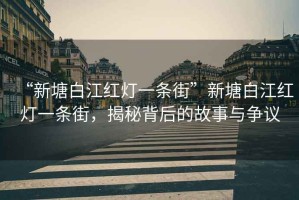 “新塘白江紅燈一條街”新塘白江紅燈一條街，揭秘背后的故事與爭(zhēng)議