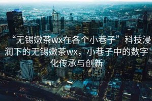 “無(wú)錫嫩茶wx在各個(gè)小巷子”科技浸潤(rùn)下的無(wú)錫嫩茶wx，小巷子中的數(shù)字化傳承與創(chuàng)新