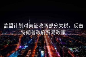 歐盟計(jì)劃對(duì)美征收兩部分關(guān)稅，反擊特朗普政府貿(mào)易政策