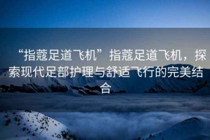 “指蔻足道飛機”指蔻足道飛機，探索現(xiàn)代足部護(hù)理與舒適飛行的完美結(jié)合