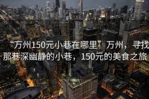 “萬(wàn)州150元小巷在哪里”萬(wàn)州，尋找那巷深幽靜的小巷，150元的美食之旅