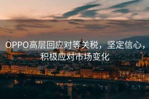 OPPO高層回應(yīng)對(duì)等關(guān)稅，堅(jiān)定信心，積極應(yīng)對(duì)市場(chǎng)變化