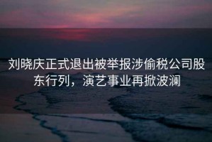 劉曉慶正式退出被舉報涉偷稅公司股東行列，演藝事業(yè)再掀波瀾