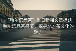 “哈爾濱品茶”當日新聞文章標題，哈爾濱品茶盛宴，探尋北方茶文化的魅力