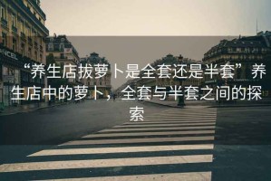 “養(yǎng)生店拔蘿卜是全套還是半套”養(yǎng)生店中的蘿卜，全套與半套之間的探索