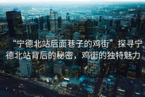 “寧德北站后面巷子的雞街”探尋寧德北站背后的秘密，雞街的獨(dú)特魅力