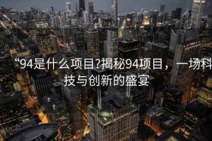 “94是什么項(xiàng)目?揭秘94項(xiàng)目，一場(chǎng)科技與創(chuàng)新的盛宴