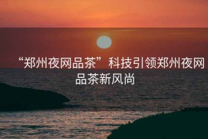 “鄭州夜網(wǎng)品茶”科技引領(lǐng)鄭州夜網(wǎng)品茶新風(fēng)尚