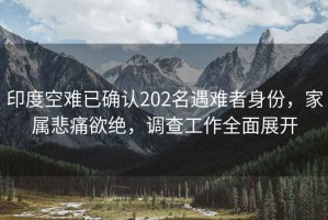 印度空難已確認202名遇難者身份，家屬悲痛欲絕，調(diào)查工作全面展開