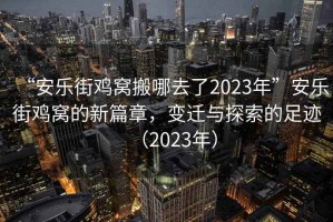 “安樂(lè)街雞窩搬哪去了2023年”安樂(lè)街雞窩的新篇章，變遷與探索的足跡（2023年）