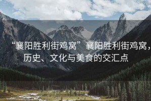 “襄陽(yáng)勝利街雞窩”襄陽(yáng)勝利街雞窩，歷史、文化與美食的交匯點(diǎn)