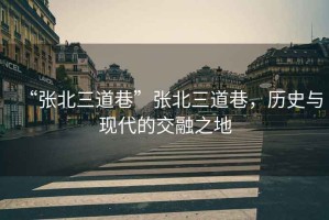 “張北三道巷”張北三道巷，歷史與現(xiàn)代的交融之地