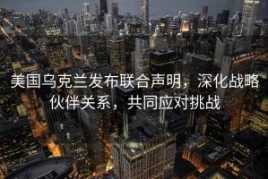 美國(guó)烏克蘭發(fā)布聯(lián)合聲明，深化戰(zhàn)略伙伴關(guān)系，共同應(yīng)對(duì)挑戰(zhàn)