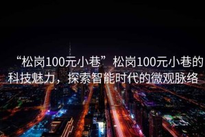 “松崗100元小巷”松崗100元小巷的科技魅力，探索智能時代的微觀脈絡(luò)