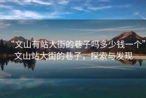“文山有站大街的巷子嗎多少錢一個(gè)”文山站大街的巷子，探索與發(fā)現(xiàn)