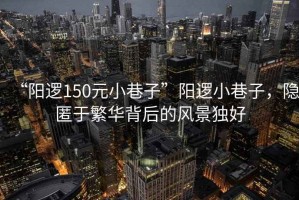 “陽邏150元小巷子”陽邏小巷子，隱匿于繁華背后的風景獨好