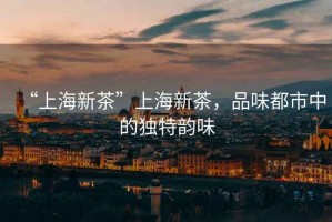 “上海新茶”上海新茶，品味都市中的獨特韻味