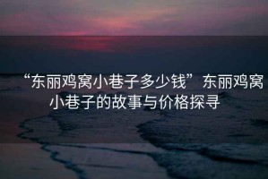 “東麗雞窩小巷子多少錢”東麗雞窩小巷子的故事與價(jià)格探尋