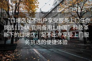 “口爆店足不出戶享受服務(wù)上門任你挑選1114A.官網(wǎng)備用1.中國”科技革新下的口爆店，足不出戶享受上門服務(wù)挑選的便捷體驗(yàn)