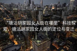 “塘沽胡家園女人街在哪里”科技探索，塘沽胡家園女人街的定位與變遷