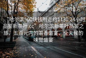 “哈爾濱500塊錢附近約1130.24小時品鑒新茶葉.cc”哈爾濱新茶葉品鑒之旅，五百元內(nèi)的茶香盛宴，全天候的味覺盛宴