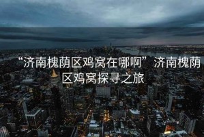 “濟(jì)南槐蔭區(qū)雞窩在哪啊”濟(jì)南槐蔭區(qū)雞窩探尋之旅