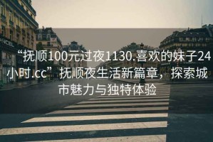 “撫順100元過夜1130.喜歡的妹子24小時(shí).cc”撫順夜生活新篇章，探索城市魅力與獨(dú)特體驗(yàn)