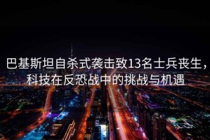 巴基斯坦自殺式襲擊致13名士兵喪生，科技在反恐戰(zhàn)中的挑戰(zhàn)與機(jī)遇