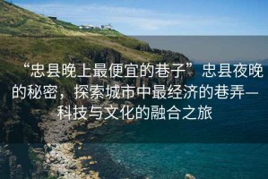 “忠縣晚上最便宜的巷子”忠縣夜晚的秘密，探索城市中最經(jīng)濟的巷弄—科技與文化的融合之旅