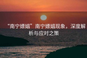 “南寧嫖娼”南寧嫖娼現(xiàn)象，深度解析與應(yīng)對之策