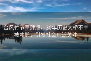 臺(tái)風(fēng)竹節(jié)草肆虐，30年歷史大橋不幸被沖毀，引發(fā)社會(huì)廣泛關(guān)注