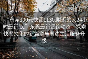 “東莞300元快餐1130.附近的人24小時最新.cc”東莞最新餐飲動態(tài)，探索快餐文化的新篇章與周邊生活服務(wù)升級