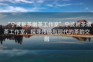“寧波新茶嫩茶工作室”寧波新茶嫩茶工作室，探尋傳統(tǒng)與現(xiàn)代的茶韻交融