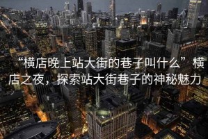 “橫店晚上站大街的巷子叫什么”橫店之夜，探索站大街巷子的神秘魅力