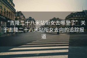 “吉隆二十八米站銜女去哪里了”關于吉隆二十八米站銜女去向的追蹤報道