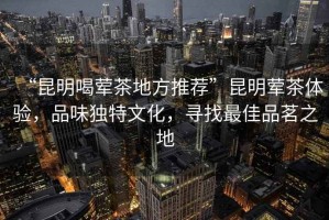“昆明喝葷茶地方推薦”昆明葷茶體驗(yàn)，品味獨(dú)特文化，尋找最佳品茗之地