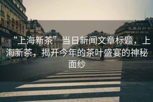 “上海新茶”當(dāng)日新聞文章標(biāo)題，上海新茶，揭開今年的茶葉盛宴的神秘面紗