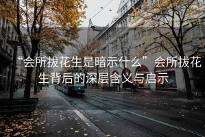 “會所拔花生是暗示什么”會所拔花生背后的深層含義與啟示