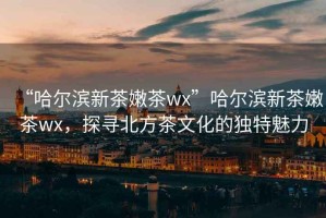 “哈爾濱新茶嫩茶wx”哈爾濱新茶嫩茶wx，探尋北方茶文化的獨(dú)特魅力