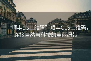 “順豐cls二維碼”順豐CLS二維碼，連接自然與科技的美麗紐帶