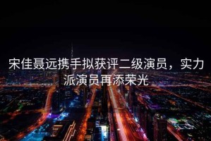 宋佳聶遠(yuǎn)攜手?jǐn)M獲評(píng)二級(jí)演員，實(shí)力派演員再添榮光