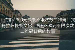 “拉薩300元快餐不限次數(shù)二維碼”揭秘拉薩快餐文化，揭秘300元不限次數(shù)二維碼背后的故事