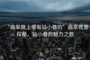 “曲阜晚上哪有站小巷的”曲阜夜景探秘，站小巷的魅力之旅