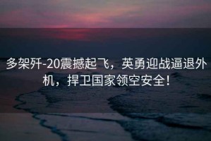 多架殲-20震撼起飛，英勇迎戰(zhàn)逼退外機(jī)，捍衛(wèi)國(guó)家領(lǐng)空安全！