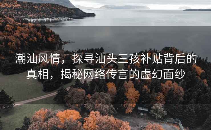 潮汕風(fēng)情，探尋汕頭三孩補(bǔ)貼背后的真相，揭秘網(wǎng)絡(luò)傳言的虛幻面紗
