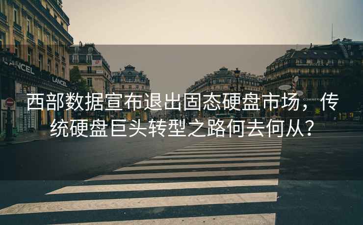 西部數(shù)據(jù)宣布退出固態(tài)硬盤市場，傳統(tǒng)硬盤巨頭轉型之路何去何從？