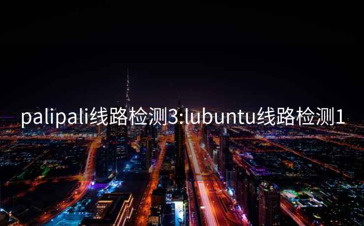 palipali線路檢測(cè)3:lubuntu線路檢測(cè)1