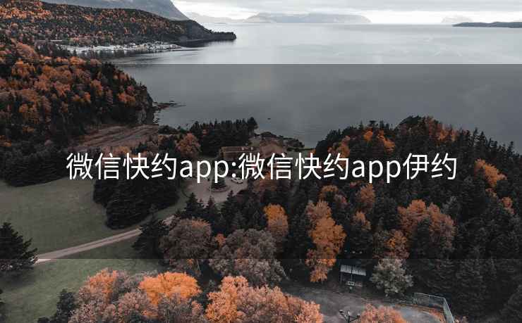 微信快約app:微信快約app伊約